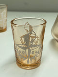 Festival of Britain 1951 decanter and glasses