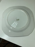 1930s Art Deco Shelley Harmony Ware Cake Plate – Square Porcelain with Banded Design