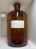 1974 large empty chemical bottle