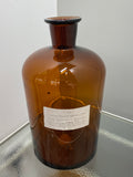 1974 large empty chemical bottle