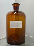 1974 large empty chemical bottle