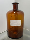 1974 large empty chemical bottle