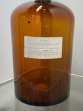 1974 large empty chemical bottle