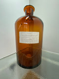 1974 large empty chemical bottle