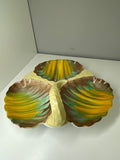 1930s Art Deco Shelley Trefoil Dish – Vibrant Hand-Painted Design