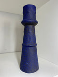 Unusual 1960s Ruscha Keramik West German Pottery Vase – Fluted Abstract Design