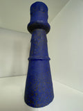 Unusual 1960s Ruscha Keramik West German Pottery Vase – Fluted Abstract Design