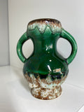 Mid century West German pottery fat lava vase by Jopeko