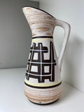 Mid-Century 1960s Eckhardt & Engler West German Pottery Jug – Geometric Design