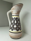 Mid-Century 1960s Eckhardt & Engler West German Pottery Jug – Geometric Design