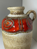 1970s West German Pottery Jug – Jasba Keramik Lava Vase