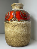 1970s West German Pottery Jug – Jasba Keramik Lava Vase