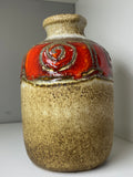 1970s West German Pottery Jug – Jasba Keramik Lava Vase