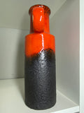 Mid century Scheurich vase with lava glaze