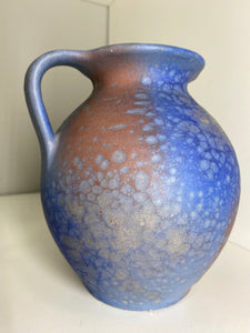 Vintage 1960s West German Scheurich Keramik Pottery Jug – Stunning Colour & Texture