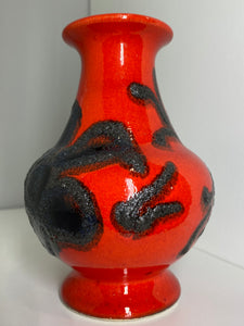 Vintage West German Scheurich Keramik Lava Glaze Vase – Mint Condition