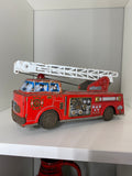 Vintage 1950s Horikowa Toy Fire Engine – Battery-Operated Tin Plate Design