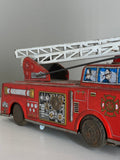 Vintage 1950s Horikowa Toy Fire Engine – Battery-Operated Tin Plate Design