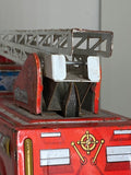 Vintage 1950s Horikowa Toy Fire Engine – Battery-Operated Tin Plate Design