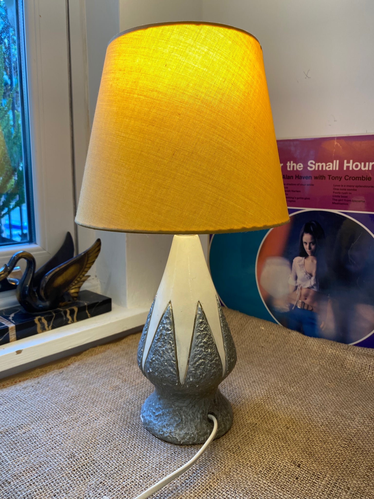 Small mid century deals lamp
