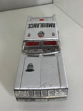 Vintage tin friction toy ambulance