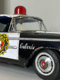 Vintage ASC-Japan Tin Toy Ford Galaxie Police Car – 1960s Battery-Powered