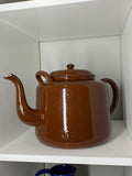 Large vintage enamel teapot