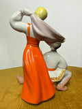 1970s Polinsky Art Ceramics Porcelain Figurine – Cossack Dancers & Balalaika