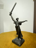 Vintage Soviet statuette ‘The Motherland Calls’