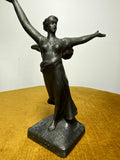 Vintage Soviet statuette ‘The Motherland Calls’