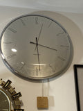 Karlsson Dragonfly Chrome Wall Clock – 40cm, Mint Condition