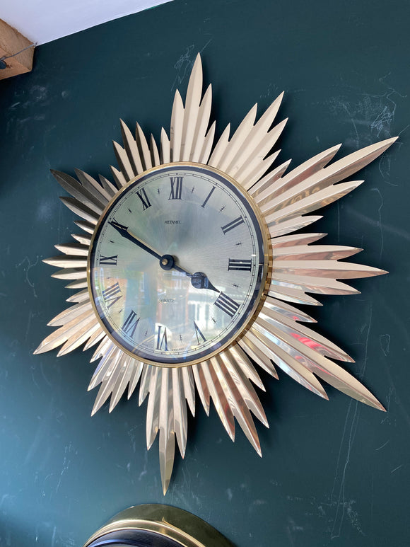 1970’s Metamec sunburst clock