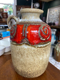 1970s West German Pottery Jug – Jasba Keramik Lava Vase