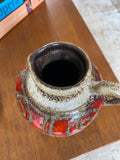 1970s West German Pottery Jug – Jasba Keramik Lava Vase