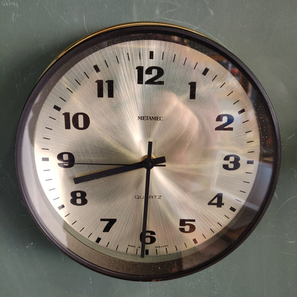 1960's Metamec wall clock