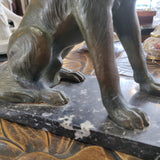 Art Deco spelter figure of a German Shepherd