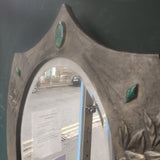 Glasgow School Arts and Crafts pewter mirror