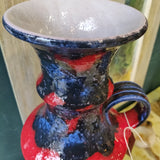 Large Kroesselbach Keramik vase with handle