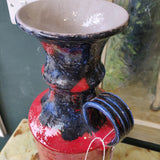 Large Kroesselbach Keramik vase with handle