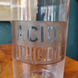 Vintage apothecary bottle - Acid. Nitric. Dil