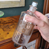 Vintage apothecary bottle - Acid. Nitric. Dil