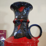 Large Kroesselbach Keramik vase with handle