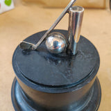 Vintage chrome Polo trophy on a bakelite base