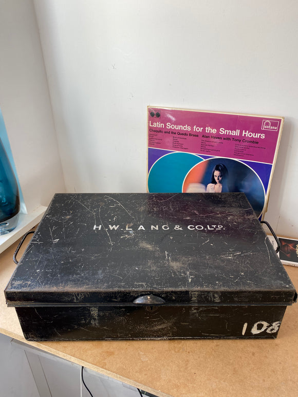 Vintage solicitor’s deed box