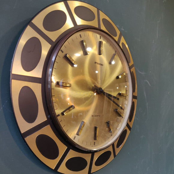 1970s Staiger wall clock